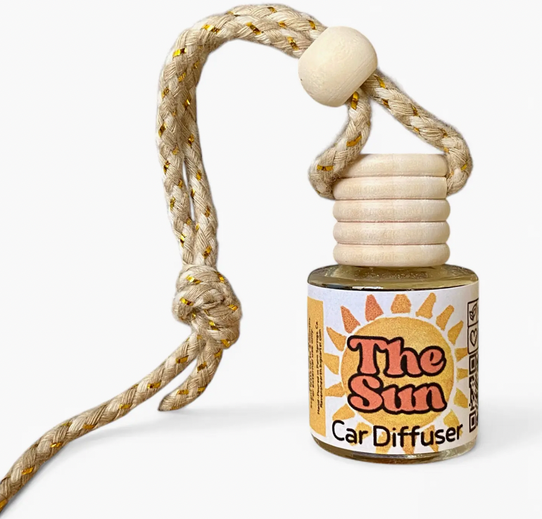 The Sun Car Diffuser | Orange & Sandalwood Scented