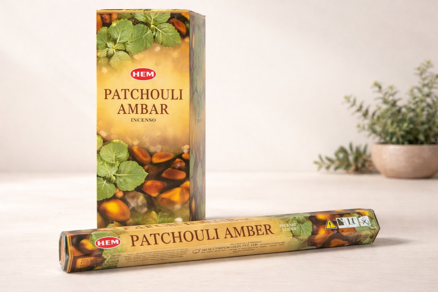 Patchouli & Amber Incense – Grounding, Abundance & Warm Energy