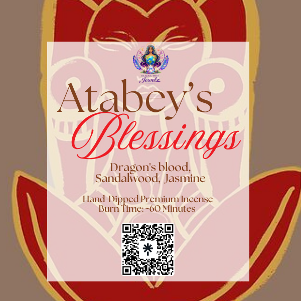 Atabey's Blessings  Dragon's Blood, Sandalwood & Jasmine Fragrance 20 p