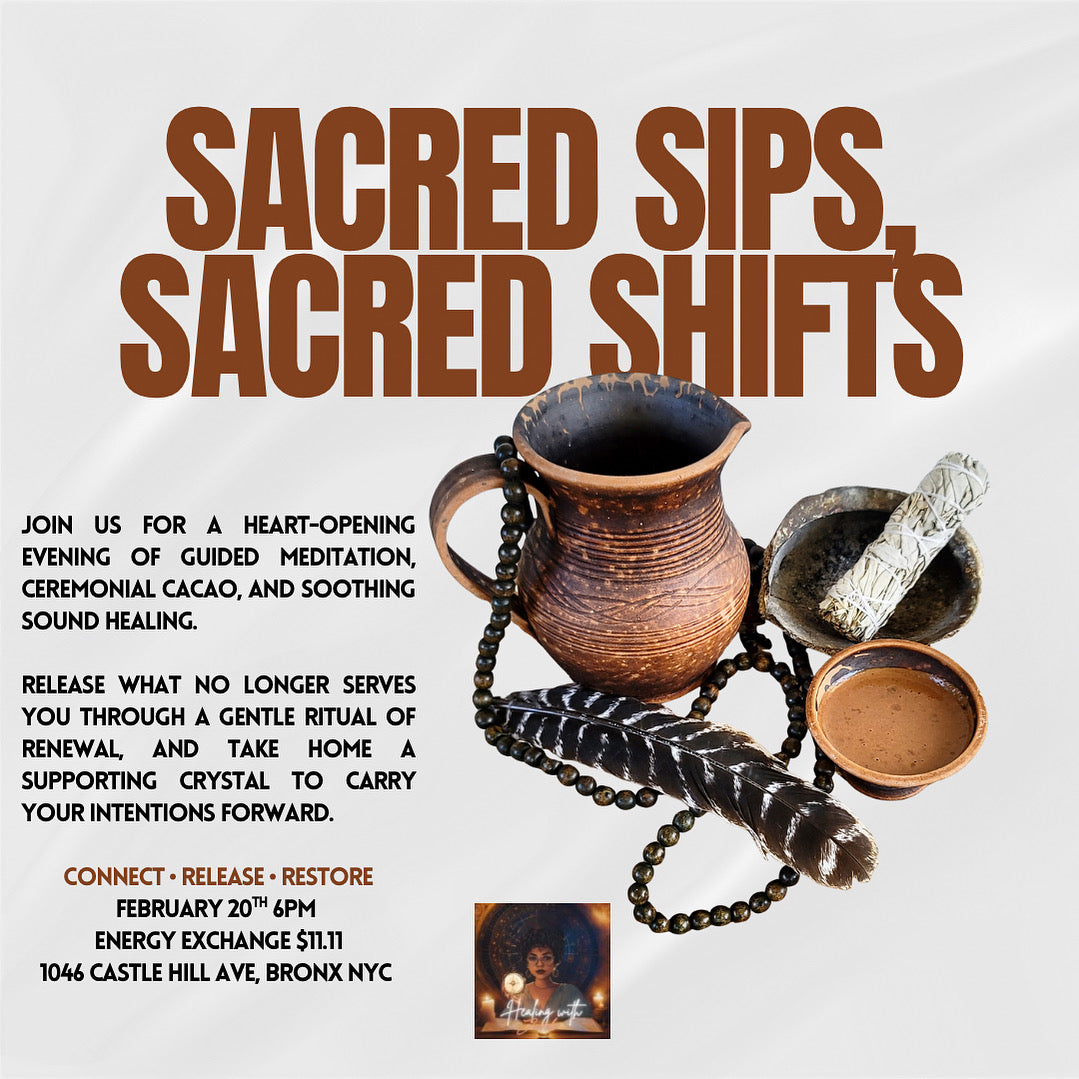 Sacred Sips, Sacred Shifts – Heart Chakra Healing Night