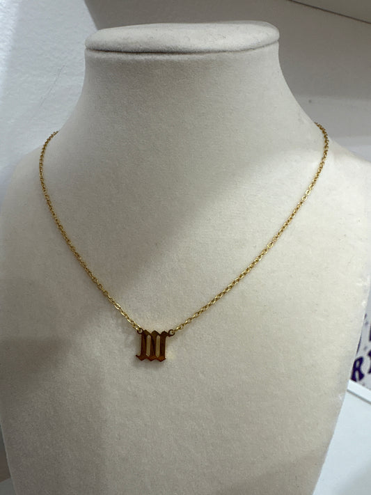 111 Necklace Gold Plated