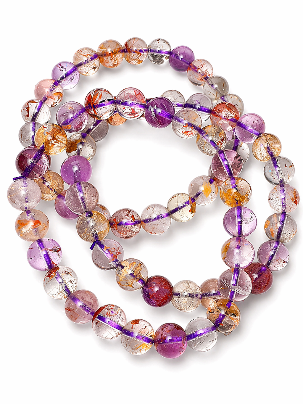 Super Seven 8mm Crystal Bracelet