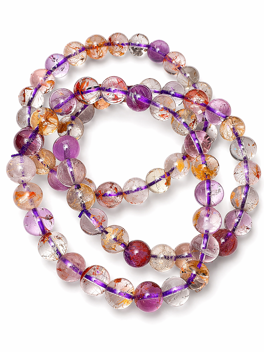 Super Seven 8mm Crystal Bracelet