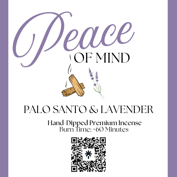 Peace of Mind  Palo Santo & Lavender Fragrance 5p