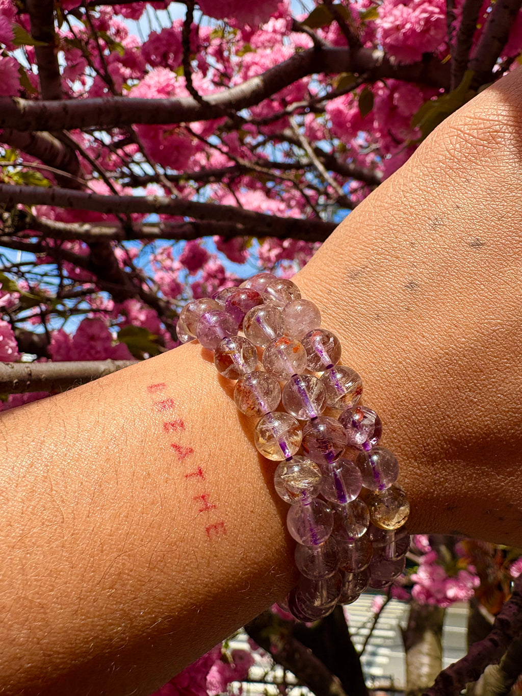 Super Seven 8mm Crystal Bracelet