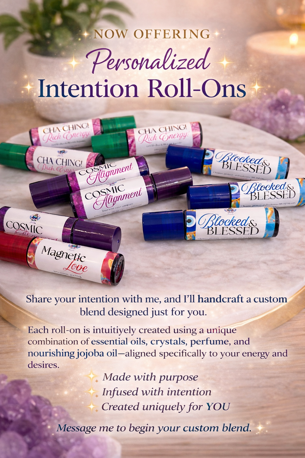 Personalized Intention Roll-On (Custom Energy Blend)
