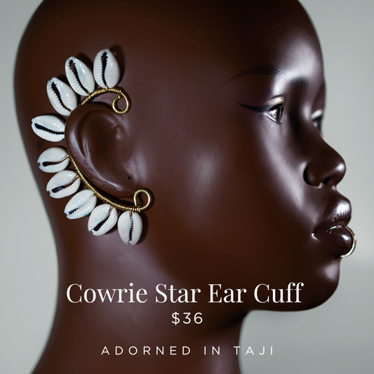 Cowrie Star Ear Cuff