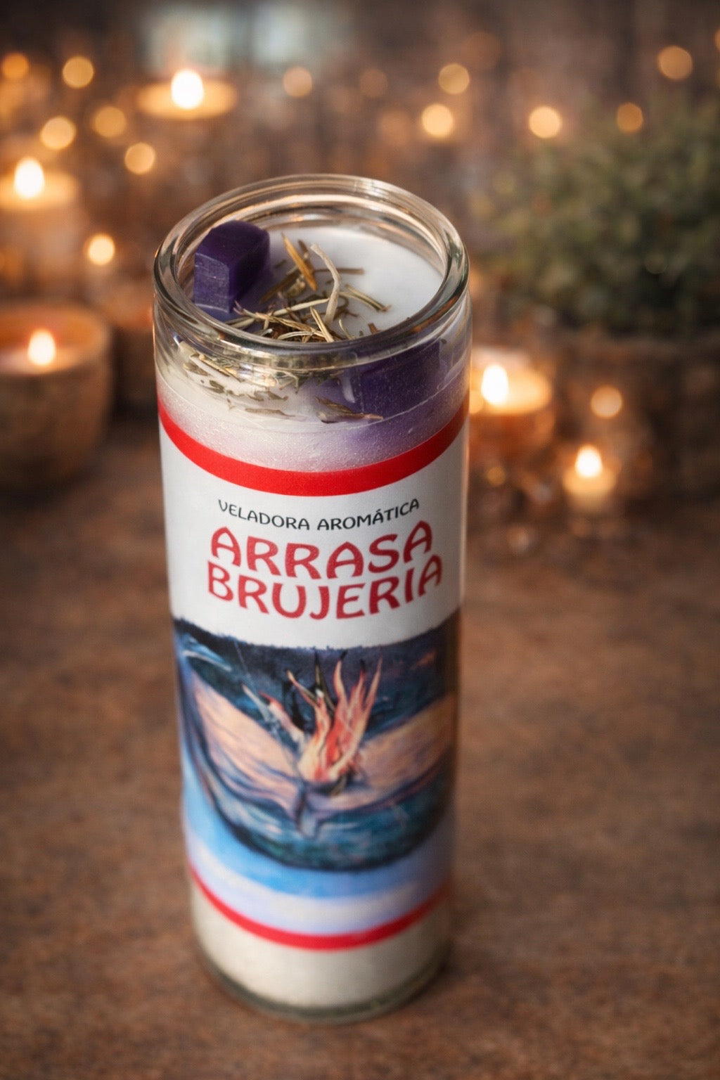 Arrasa Brujería Candle – Deep Cleansing & Spiritual Protection