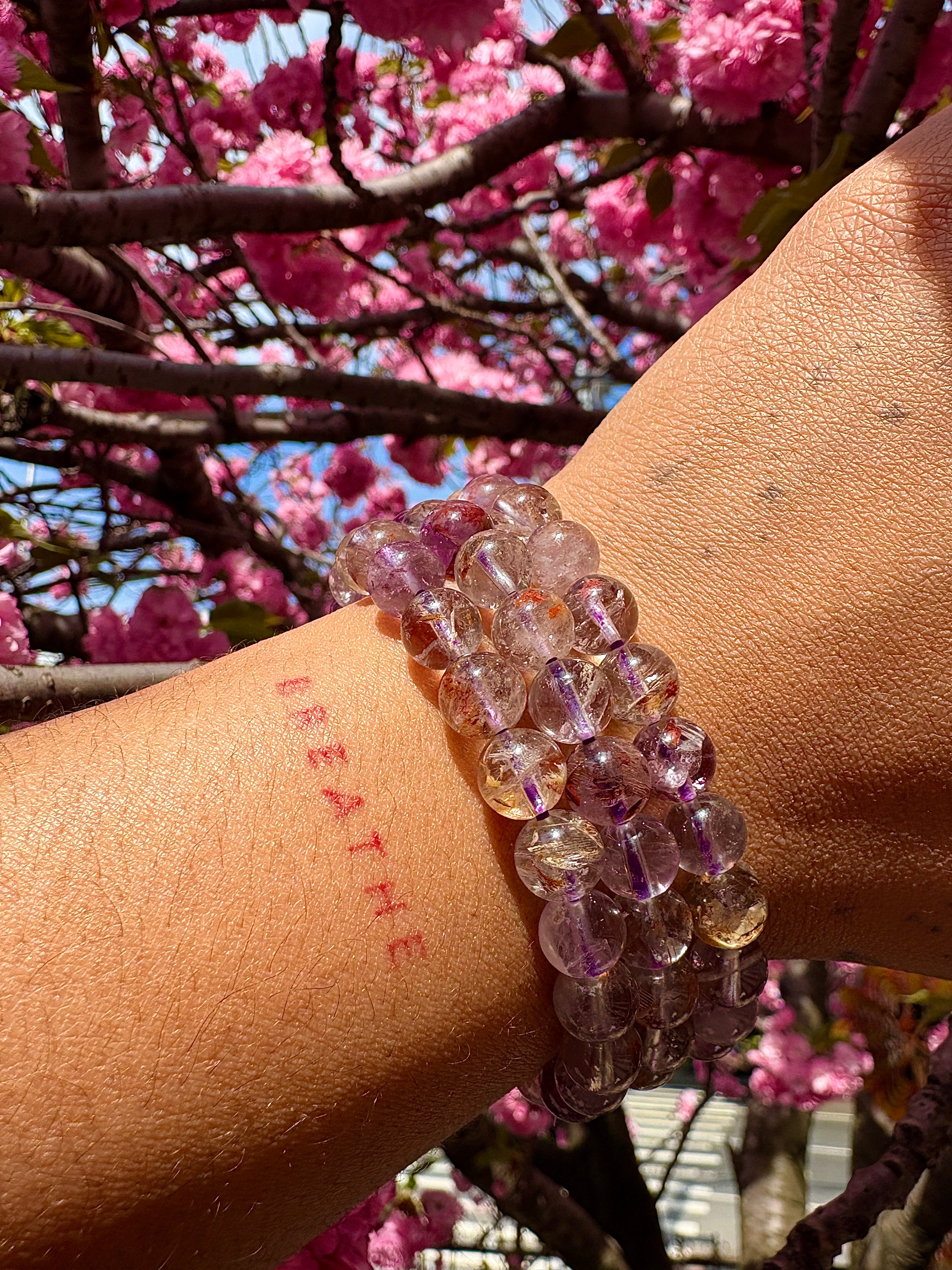 Super Seven 8mm Crystal Bracelet