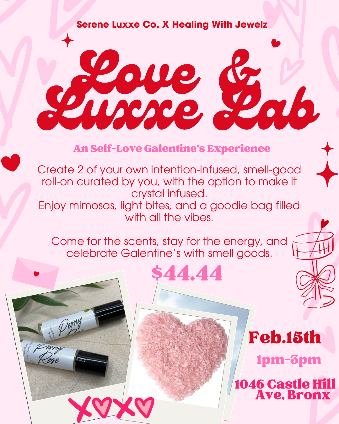 Love & Luxxe Lab: A Self-Love Galentine’s Experience