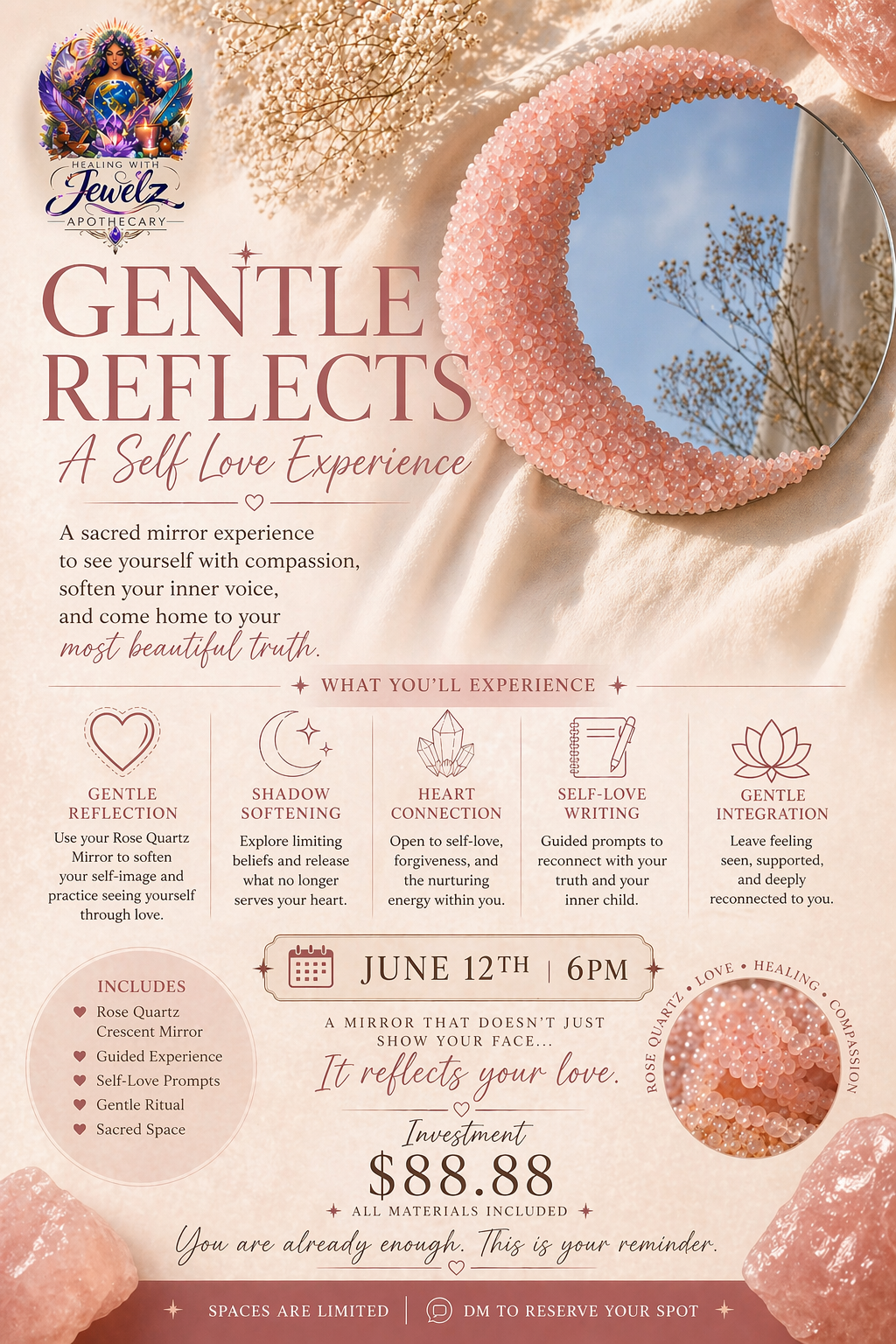 Gentle Reflections: A Self Love Experience June 12th