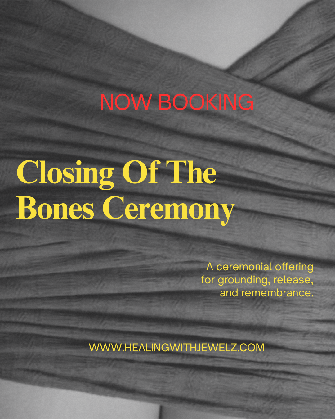 Closing of the Bones Ceremony
