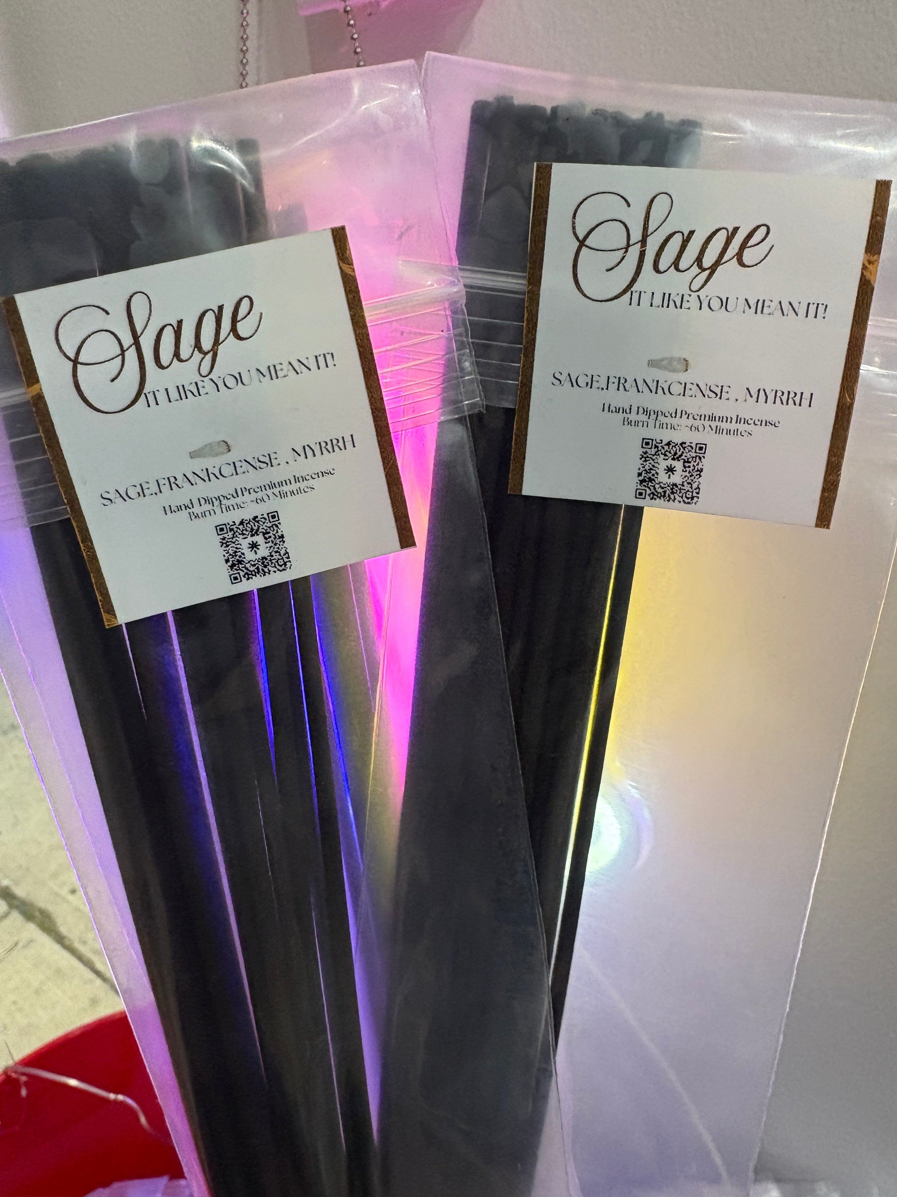 SAGE IT LIKE YOU MEAN IT! 5 piece Incense sticks