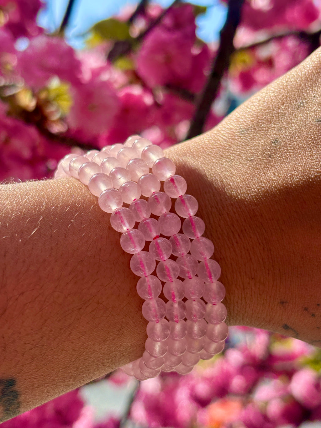 Rose Quartz 6mm bracelet