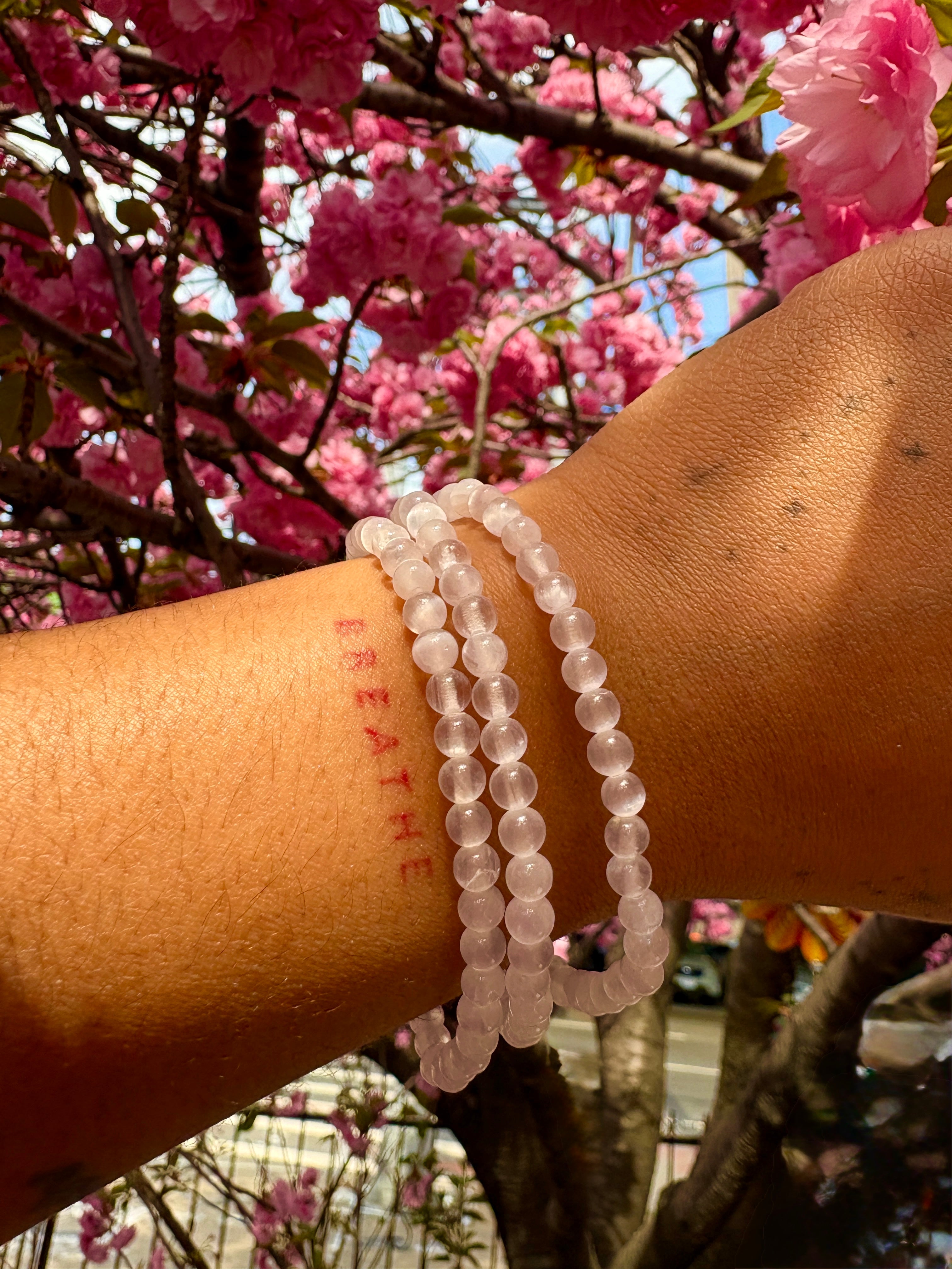 Selenite 4MM Bracelet