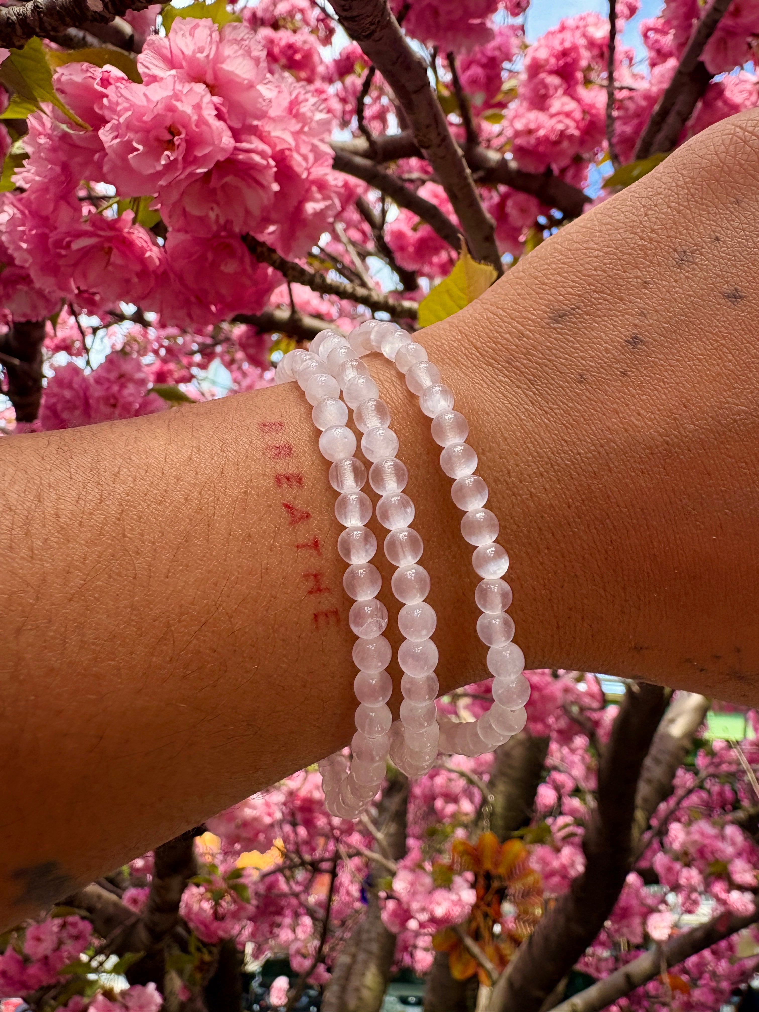 Selenite 4MM Bracelet