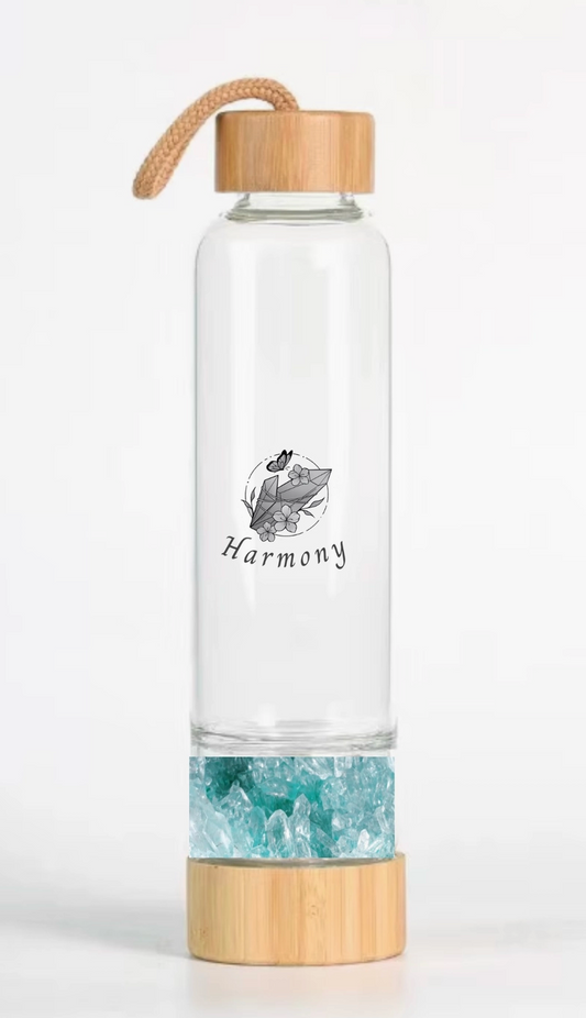 Aquamarine - Harmony Crystal Water Bottle