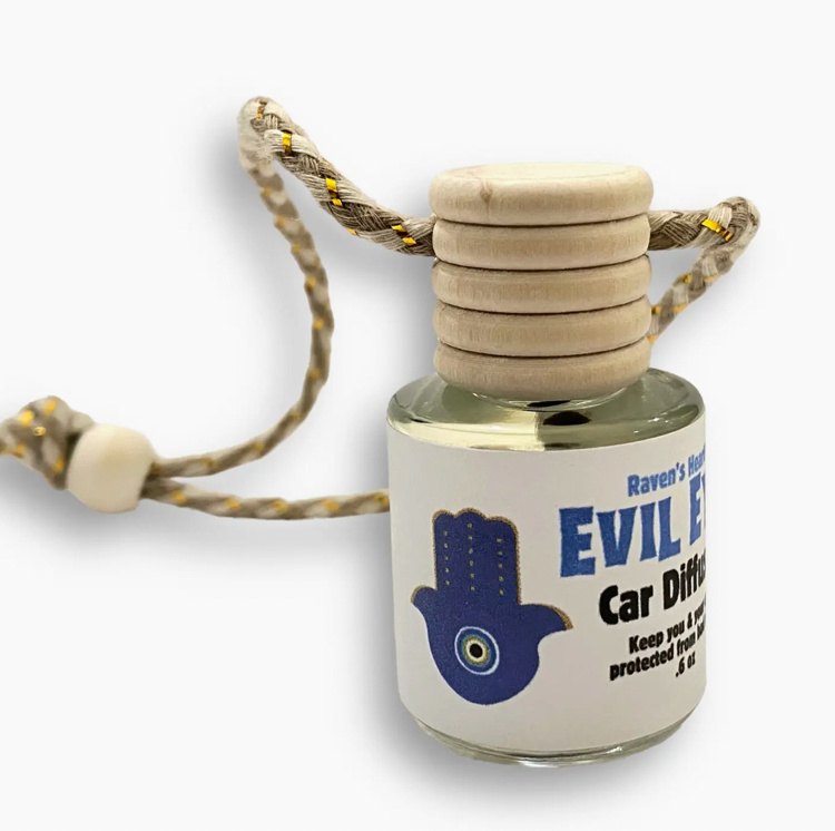 Evil Eye Car Diffuser | Protection | Spruce & Sandalwood