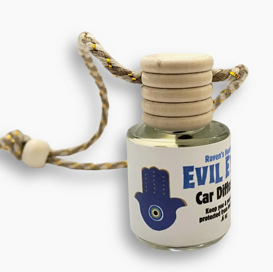 Evil Eye Car Diffuser | Protection | Spruce & Sandalwood