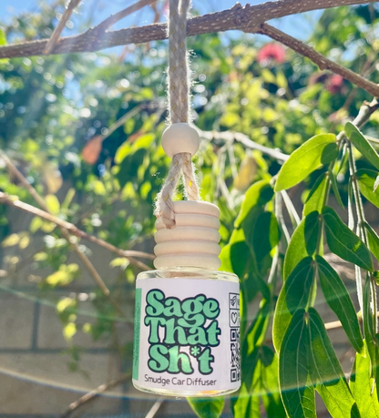 Sage That Sh*T Car Diffuser | Sage, Palo Santo & Sandalwood