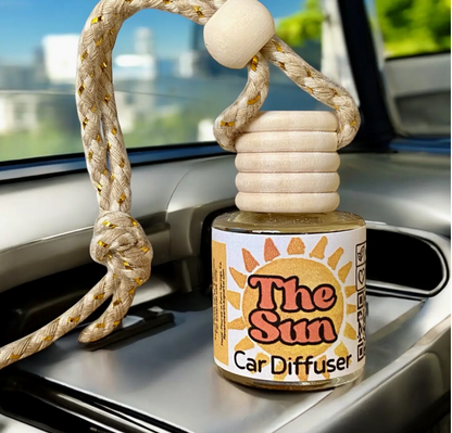 The Sun Car Diffuser | Orange & Sandalwood Scented