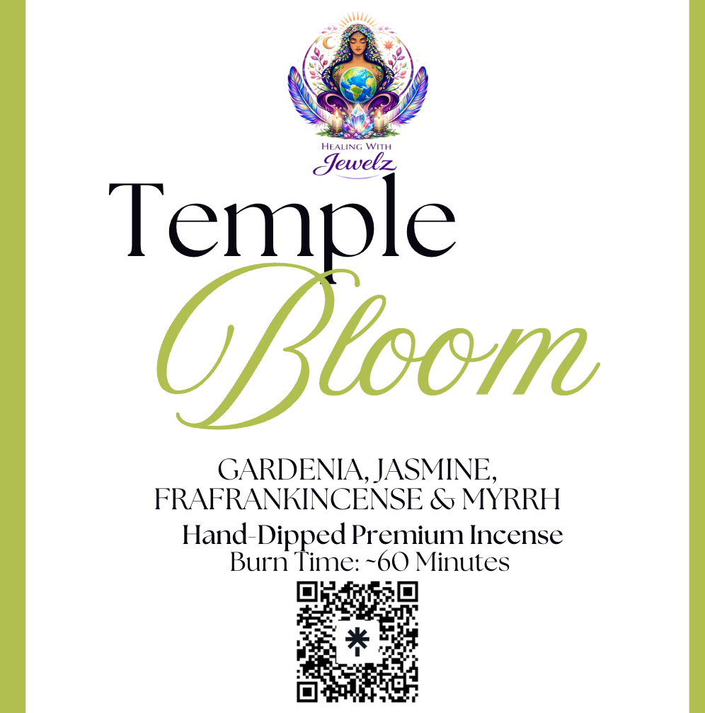 Temple Bloom — Hand-Dipped Premium Incense 20 sticks