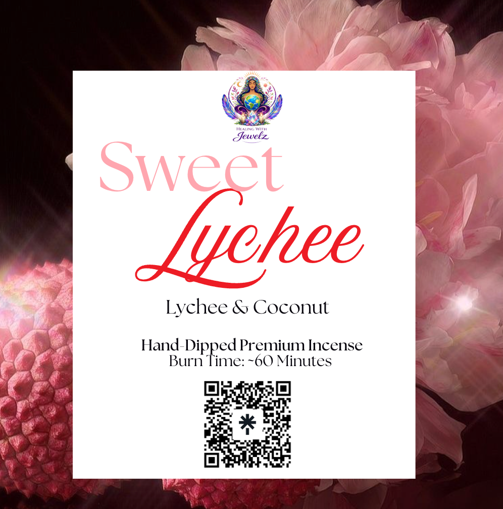 Sweet Lychee — Hand-Dipped Premium Incense 5 sticks