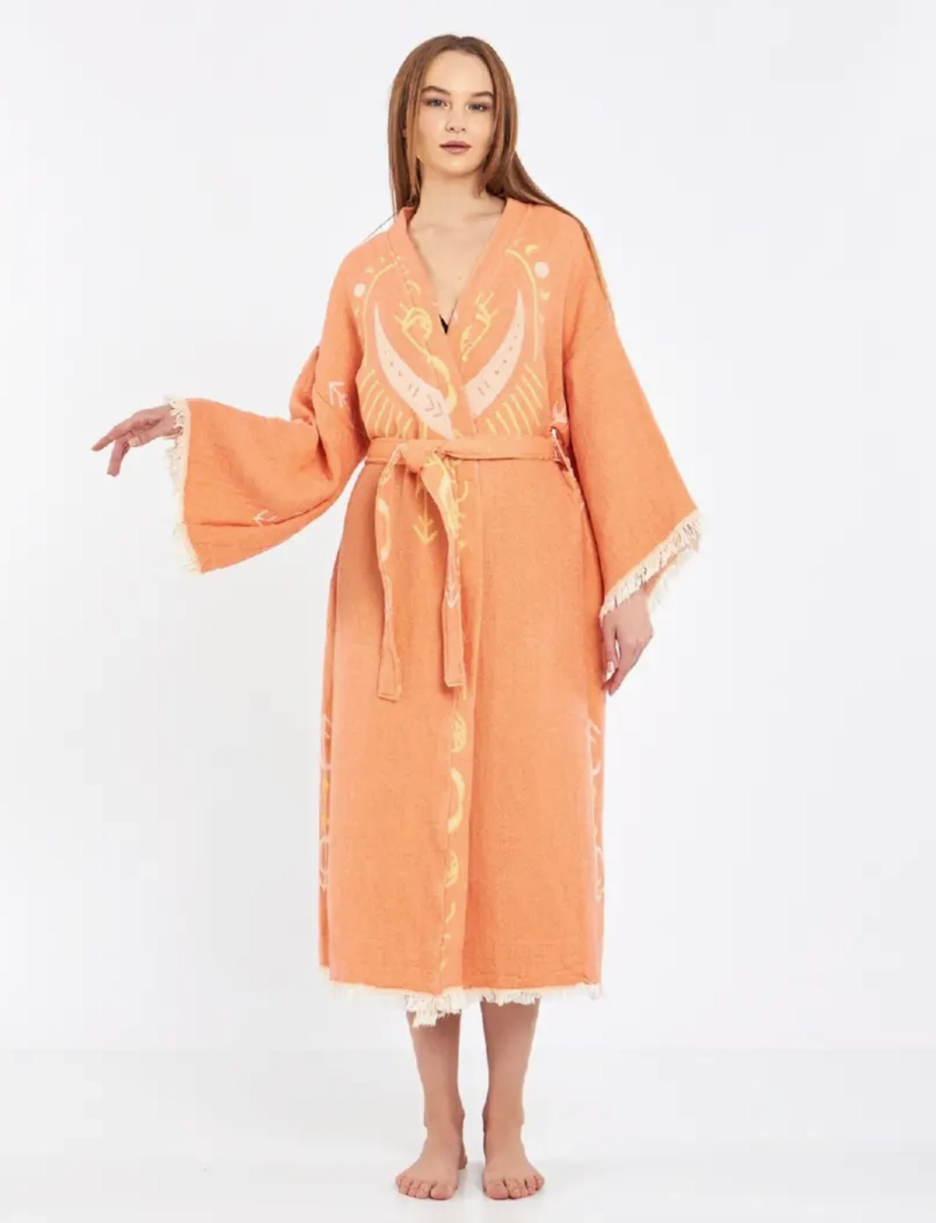Evil Eye Kimono %100 Cotton Boho Kaftan/Kimono/Bathrobe