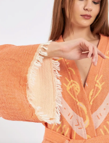 Evil Eye Kimono %100 Cotton Boho Kaftan/Kimono/Bathrobe