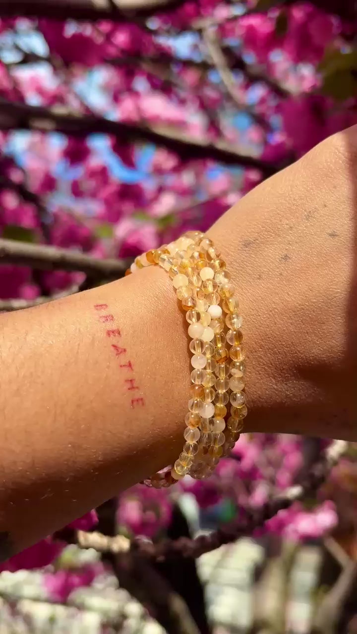 Citrine 4MM Bracelet