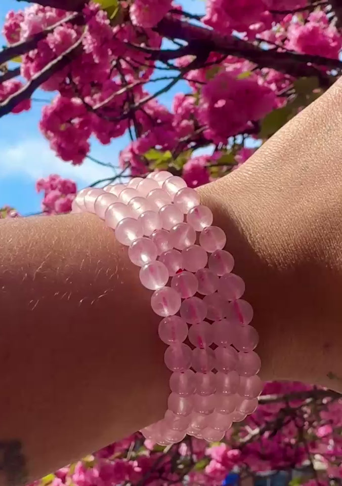 Rose Quartz 6mm bracelet