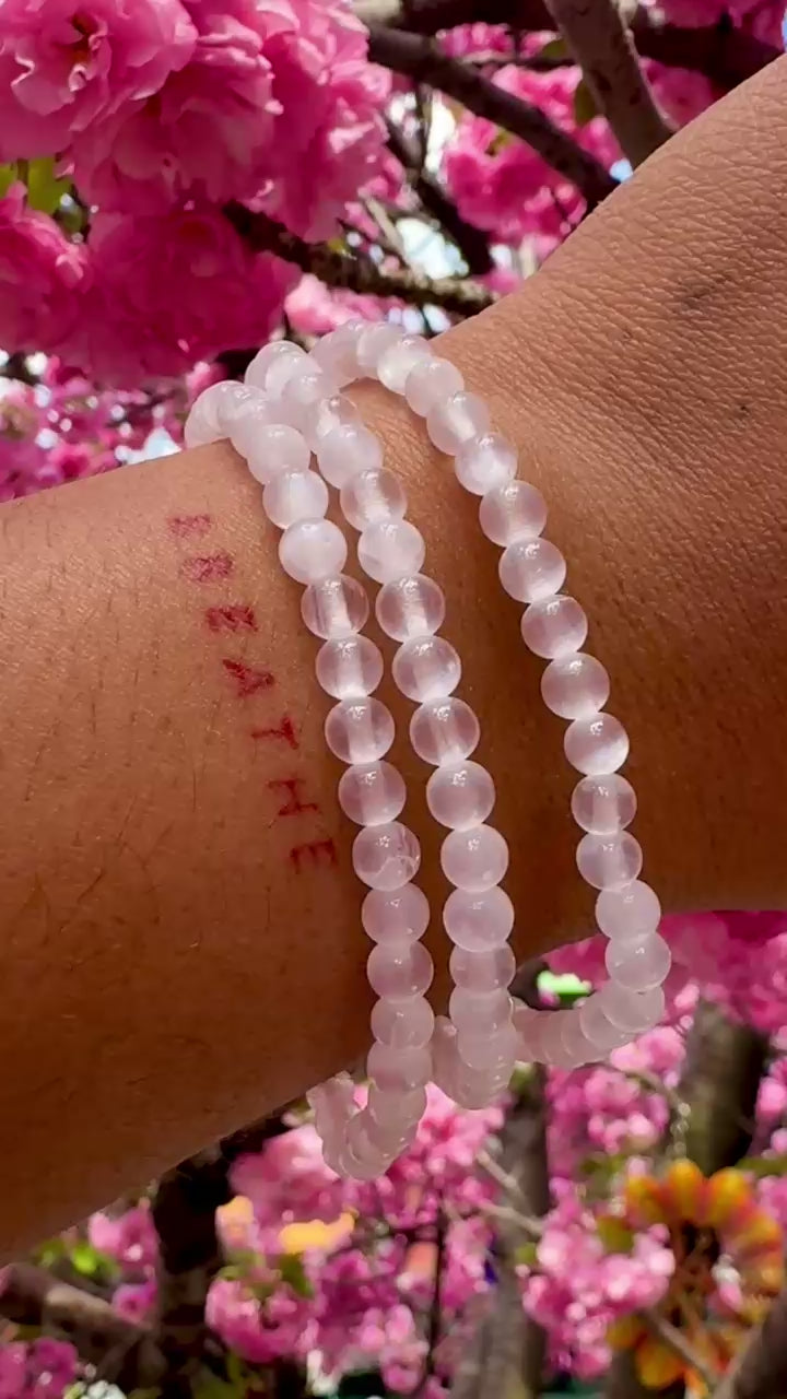 Selenite 4MM Bracelet
