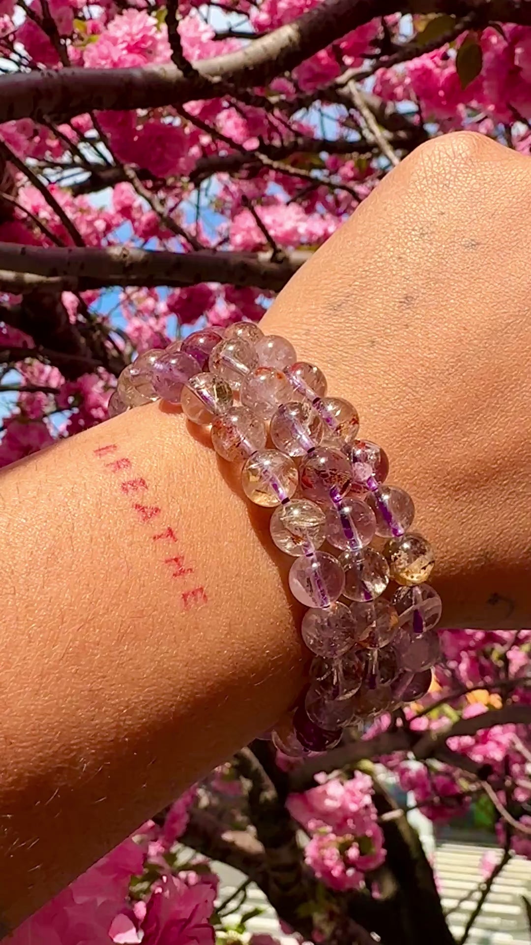 Super Seven 8mm Crystal Bracelet